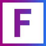 Gradient icon of a 'F' representing the Figma plugin.