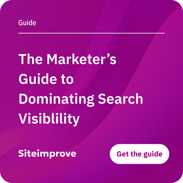 The marketer's guide to dominating search visibility guide.