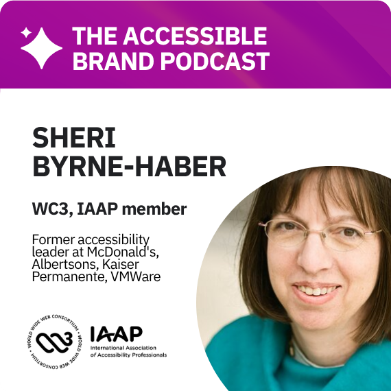 Siteimprove podcast episode 1 on international women's day featuring Sheri Byrne-Haber of W3C discussing digital accessibility.