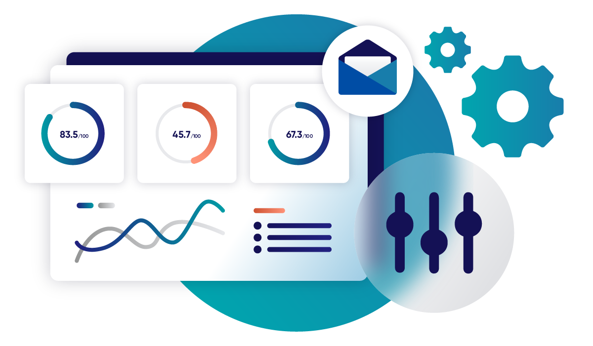 website dashboard reports product page landing page